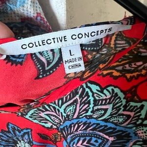 Collective Concepts Floral Print Dress